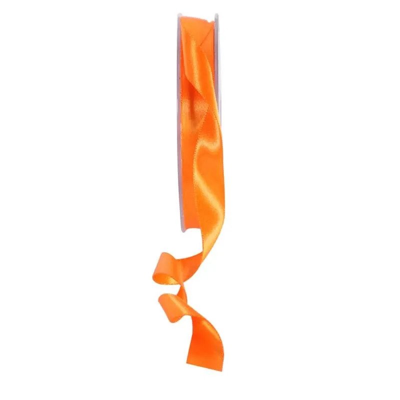 Orange Satin Ribbon (15mm x 20m)
