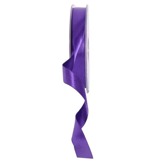 Dark Purple Satin Ribbon (15mm x 20m)
