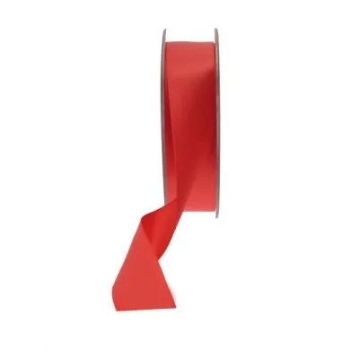 Bright Red Satin Ribbon (25mm x 20m)
