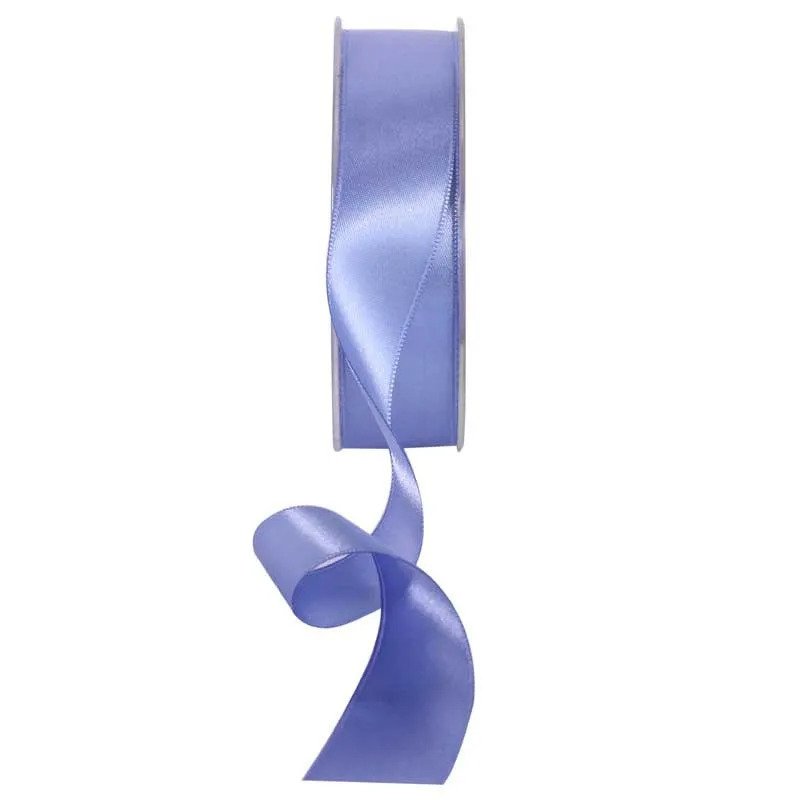 Cornflower Blue Double Faced Satin Ribbon (25mmx20m)