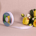 White Gross Grain Ribbon (15mm x 20m)