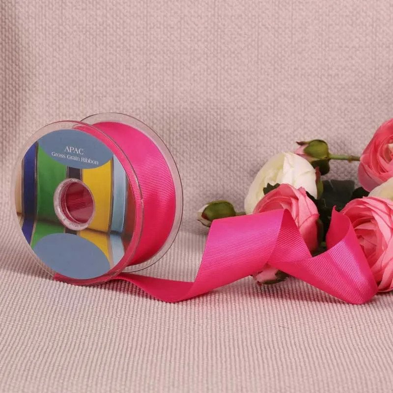 Cerise Gross Grain Ribbon (38mm x 20m)