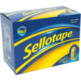 Sellotape Original Golden Tape 24mm x 66m Transparent 12 Rolls