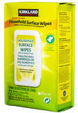 Kirkland 72 Household Surface Wipes Lemon Scent