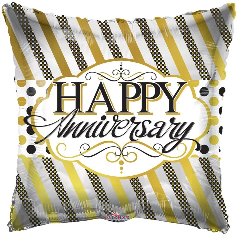Anniversary Lines and Dots (18") (x10)