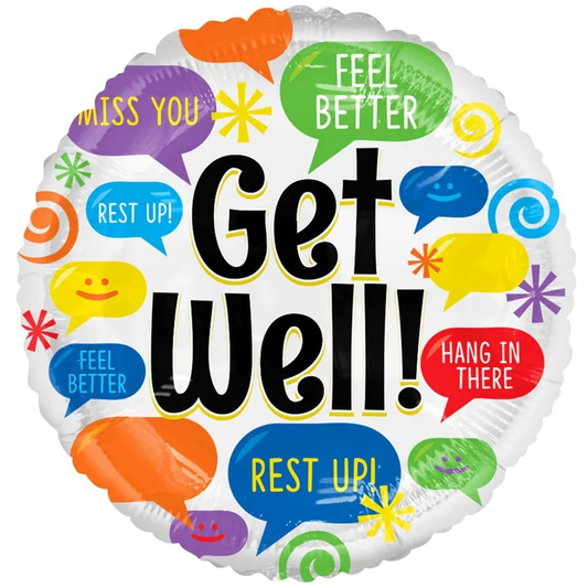 Get Well Balloon (18") (x10)