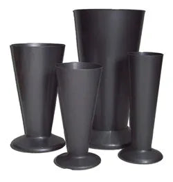 Plastic Silver Vase (Size 3)
