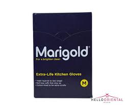 Marigold Extra Life Kitchen Gloves Yellow 6 Packs